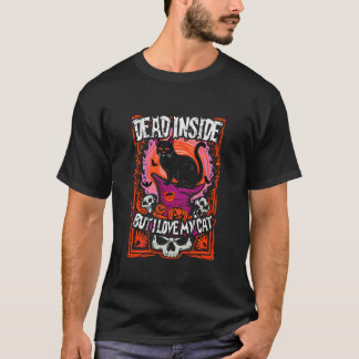 Camiseta Morto por Dentro Mas Amo Meu Gato