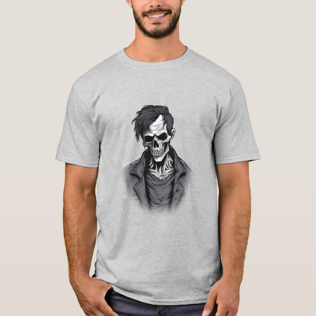 Camiseta Morto Vivo Zombie, Horror Lover (Frente)
