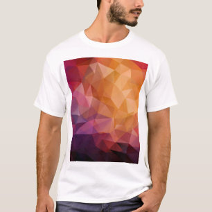 Camiseta Mosaico do Triângulo: Vintage Escuro