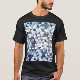 Camiseta Mosaico triangular geométrico colorido: abstrato b