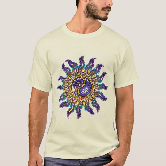 Camiseta Mosaico Yin Yang Sun (Frente)