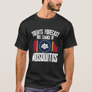Camiseta Mosca da Bandeira da Magnólia do Patrimônio do Mis