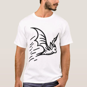 Camiseta mosca de morcego