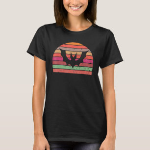 Camiseta Mosca de Silhub Voadora De Bat Vintage Voadora De 