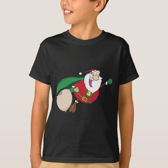 Camiseta Mosca super de Papai Noel (Frente)