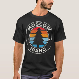Camiseta Moscou Idaho ID Vintage Graphic Retro 70s