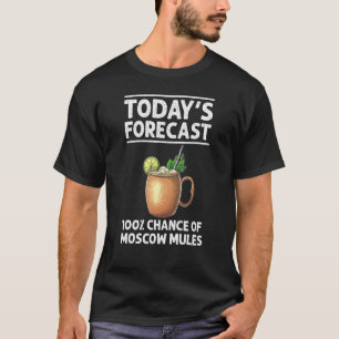 Camiseta Moscou Mule Men Mulheres Moscou Cocktail Drinker