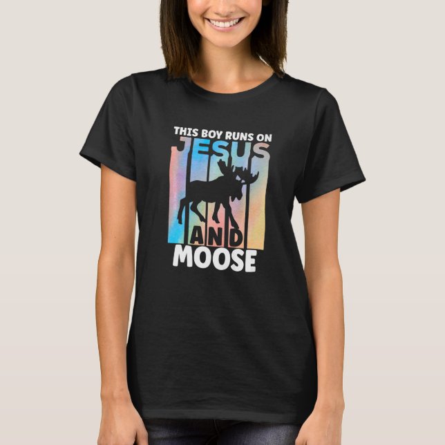 Camiseta Mose de roupa para Roupa de amontoados para rapaze (Frente)