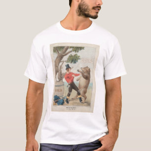Camiseta Mose em Califórnia: Grupo-com a um urso (1475)