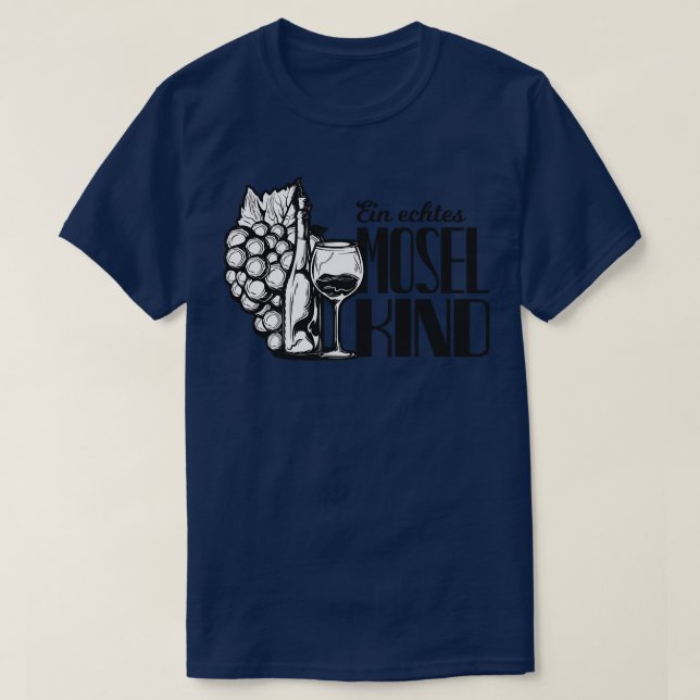 Camiseta Mosel Kind Spruch Moselaner Geschenk (Frente do Design)
