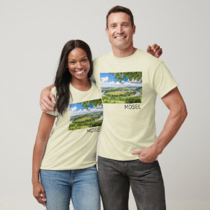 Camiseta Moselle Loop Trittenheim Panorama Alemanha Souveni