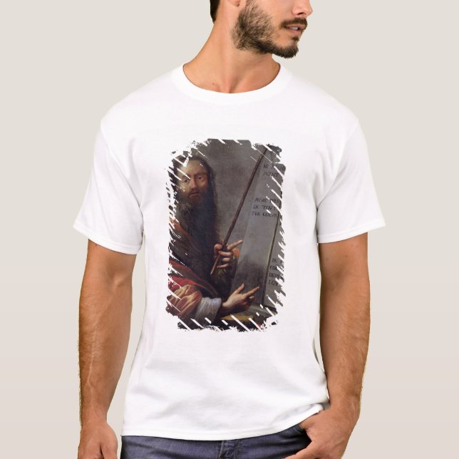 Camiseta Moses e as tabuletas da lei (Frente)