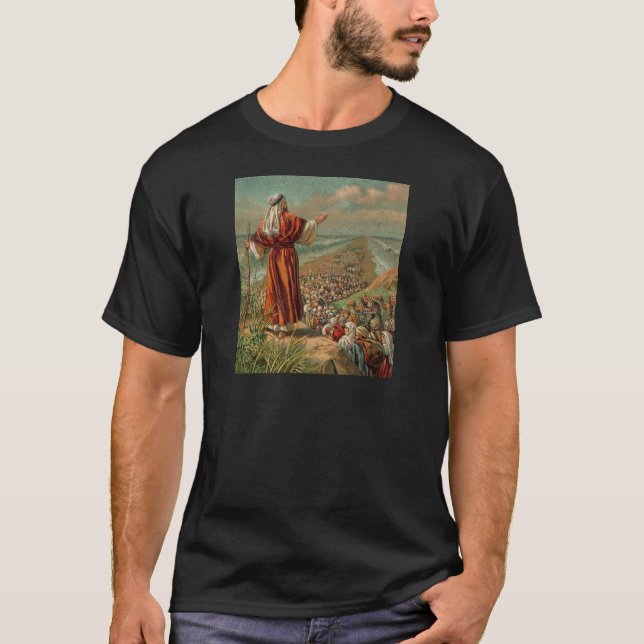 Camiseta Moses Partes do Mar Vermelho (Frente)
