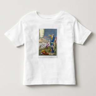 Camiseta Moses que parte o Mar Vermelho, de uma bíblia