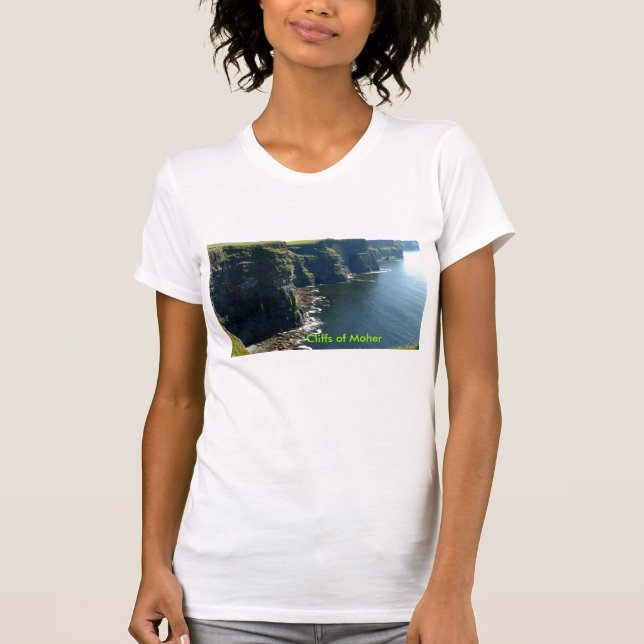 Camiseta MOSMoher8722, penhascos de Moher (Frente)