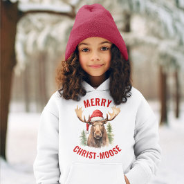 Camiseta Moso-de-Cristo Engraçado, alce-de-natal