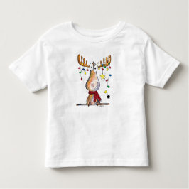Camiseta Moso de Natal Branco Bonito