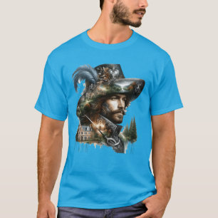 Camiseta Mosqueteiro Francês Fantasy Cute Brave
