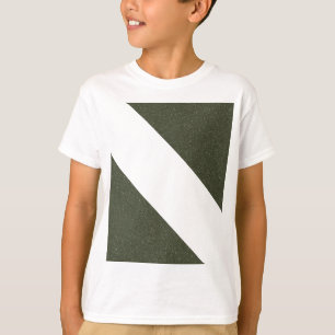 Camiseta Moss Green Bold Diagonal Kids Tee