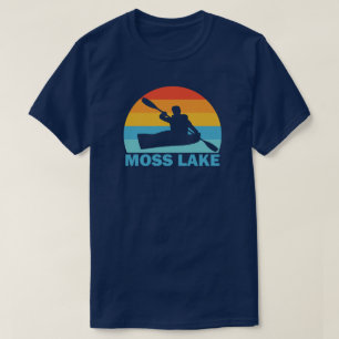 Camiseta Moss Lake North Carolina Kayak