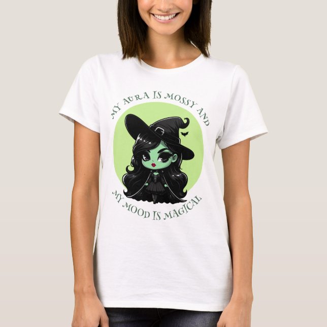 Camiseta Mossy Aura e Magical Mood Green Witbe (Frente)