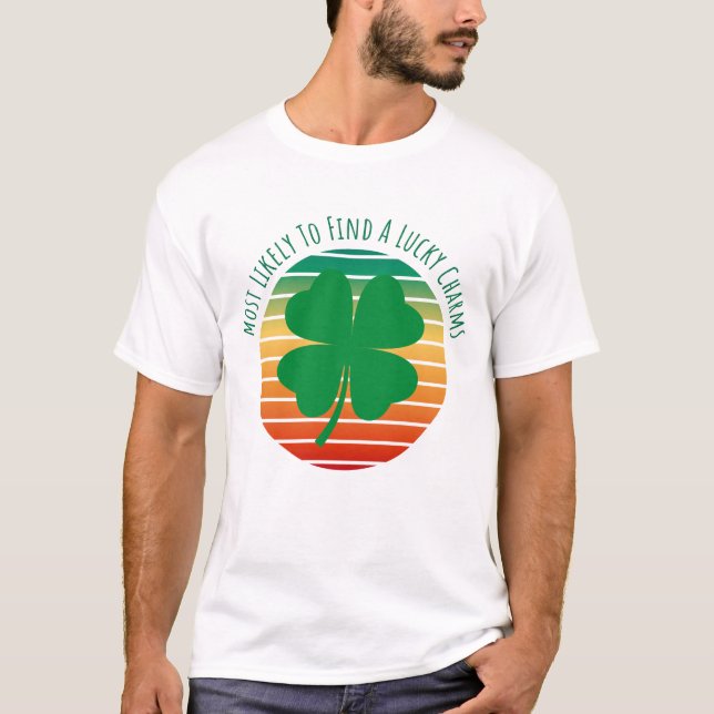 Camiseta Most likely a lucky charms (Frente)