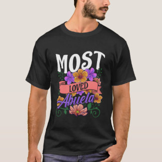 Camiseta Most Loved Abuela Floral Mothers Day