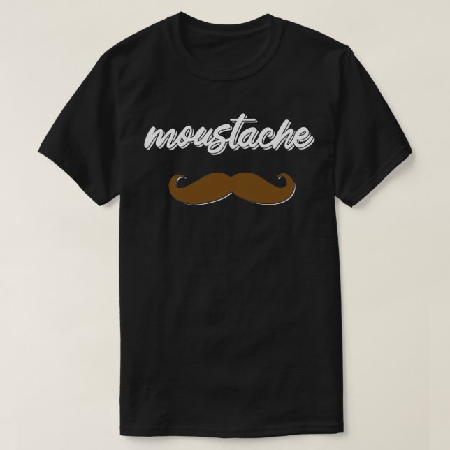 Camiseta mostache Movember (Frente do Design)