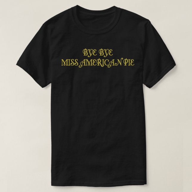 Camiseta Mostarda de Pie americana (Frente do Design)