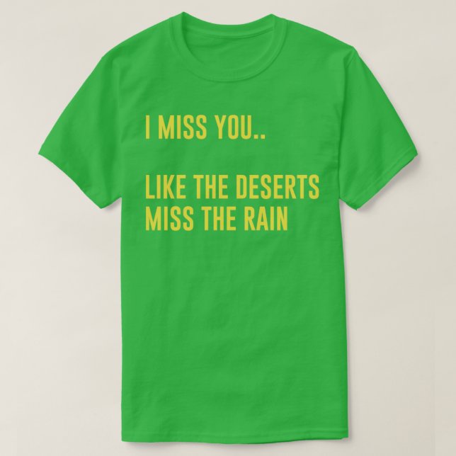Camiseta Mostarda em falta (Frente do Design)
