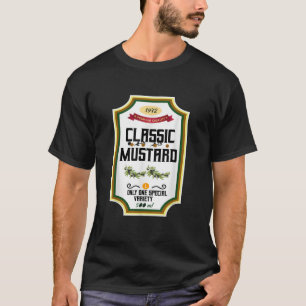 Camiseta Mostarda Engraçada Casal do Halloween