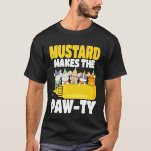 Camiseta Mostarda Faz O Gato Da Festa Amante De Mostarda