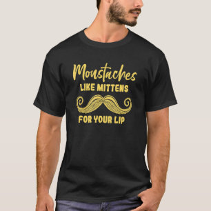 Camiseta Mostardas Como Mittens Para O Seu Cuidado Com A Ba