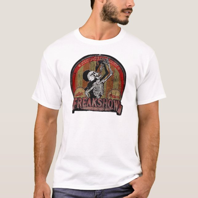 Camiseta Mostra arrepiante (Frente)