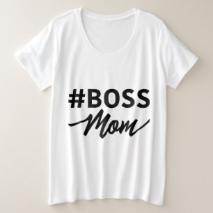 Camiseta Mostra da MAMÃ do #BOSS de Hashtag que é chefe