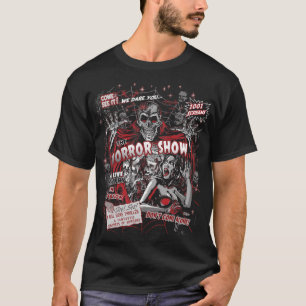 Camiseta Mostra do susto dos monstro do filme de terror