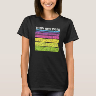 Camiseta Mostrar a Piada de Equação do Professor de Matemát