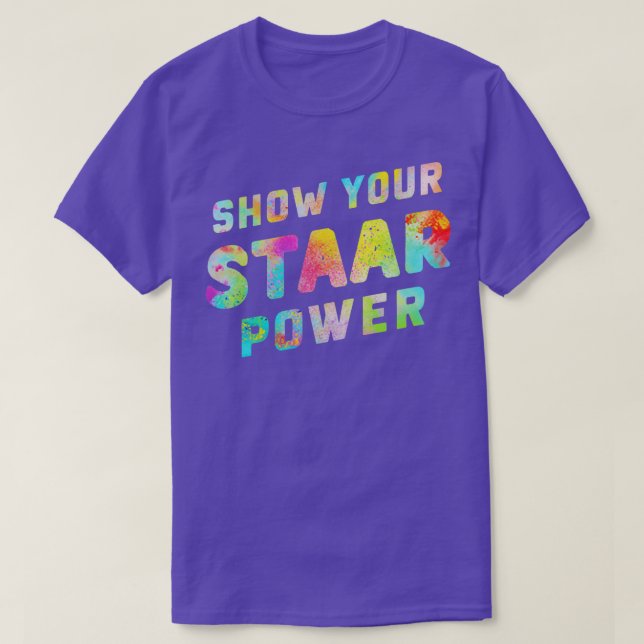 Camiseta Mostrar a sua energia STAAR (Frente do Design)