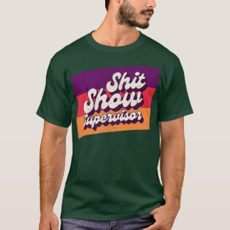 Camiseta Mostrar Humor Adulto Ofensivo do Supervisor