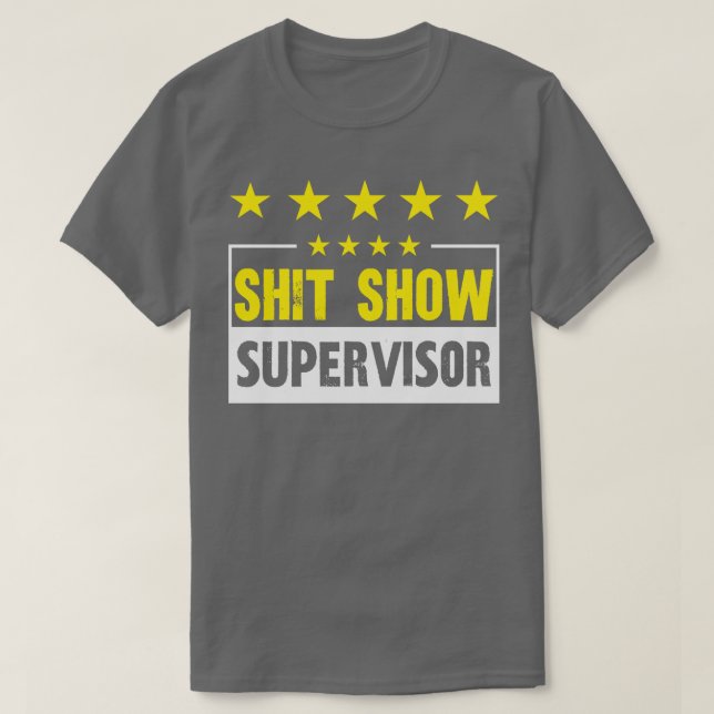 Camiseta mostrar supervisor (Frente do Design)