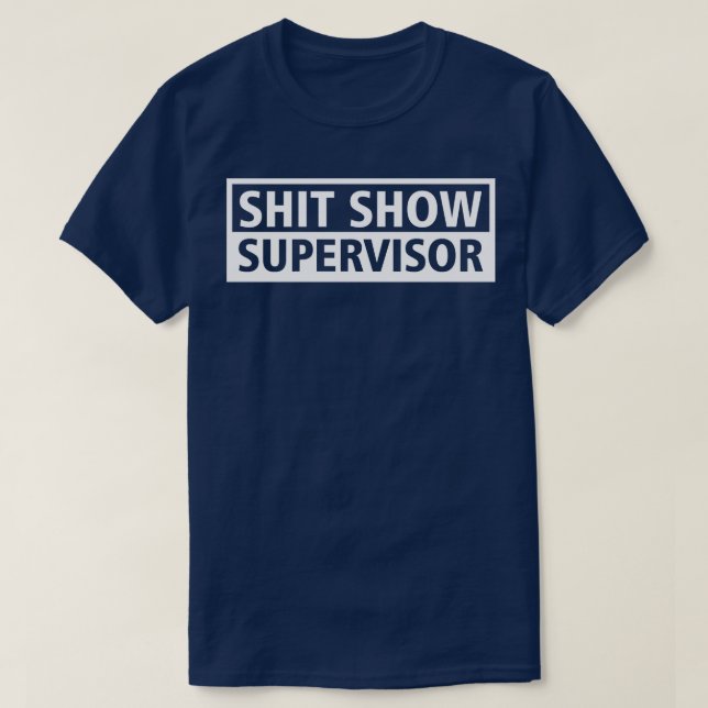 Camiseta Mostrar Supervisor (Frente do Design)