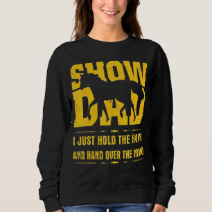 Camiseta Mostre A Pai Que Eu Só Seguro O Cavalo E Mão Sobre