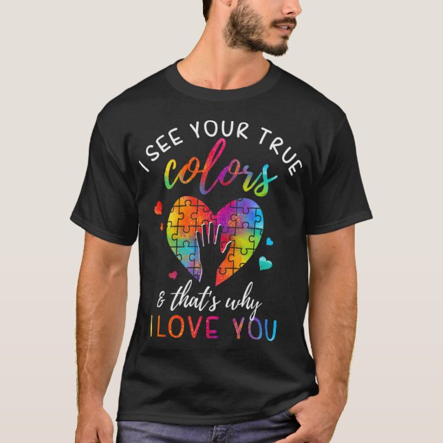 Camiseta Mostre apoio aos seus entes queridos e espalhe con (Frente)