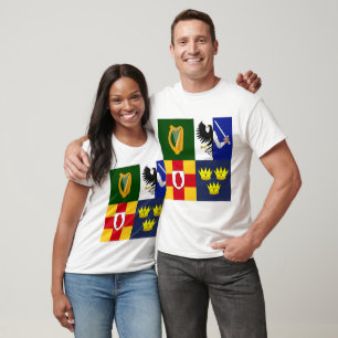 Camiseta Mostre as cores - Braços da Irlanda