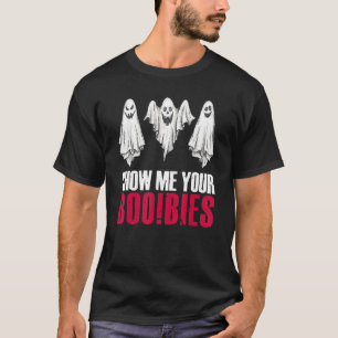 Camiseta Mostre-me o seu Boo Bies Spookie Fantasma do Hallo