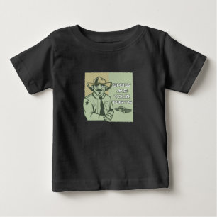 Camiseta Mostre-me Seus Delitos - Pai Policial