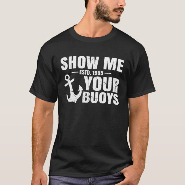 Camiseta Mostre-me suas botas, Capta de Barrô Humor Adulto (Frente)