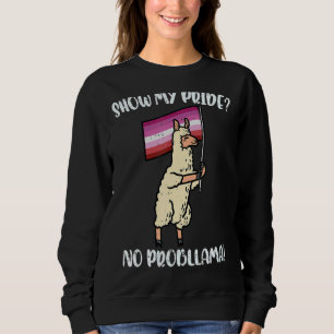 Camiseta Mostre meu orgulho sem problemas Sinalizador Lgbtq
