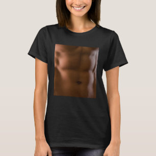Camiseta Mostre Seu Falso Pacote 6 Abs Muscular