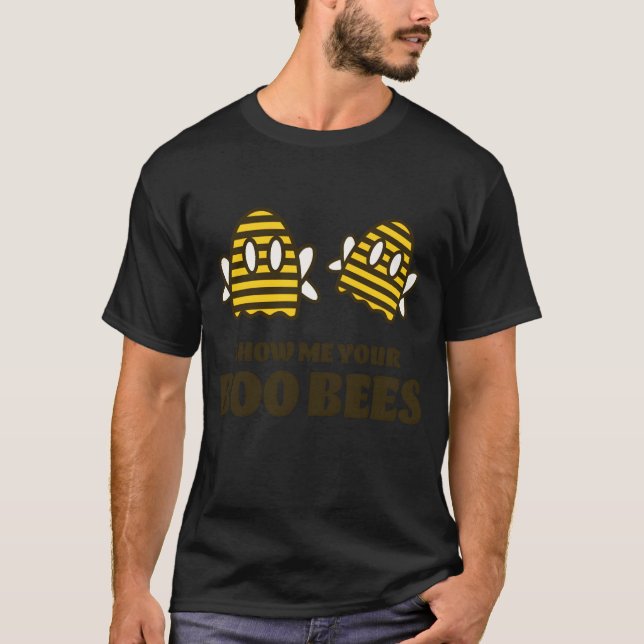 Camiseta Mostre seus amigos Boo Bees (Frente)